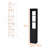 Linen Cabinet With 1 Door, 3 Open Shelves-2011450375