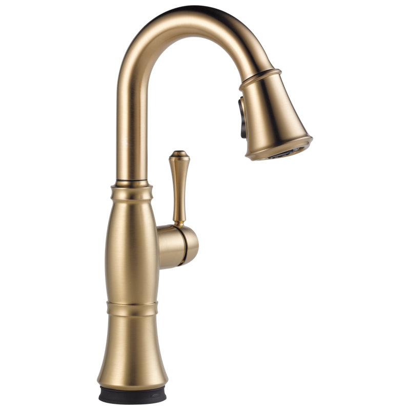 Barre de préparation à poignée simple Cassidy ™ avec technologie Touch2O, Bronze champagne