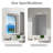 20 In. W X 28 In. H Rectangular Iron Medicine Cabinet With Mirror, Dimmable Flowing Lights, Defogger, Outlet & Usb-1883757166-1880068388-1881999392