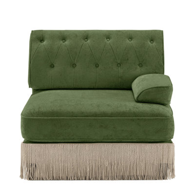 Canapé en velours RSF - Vert