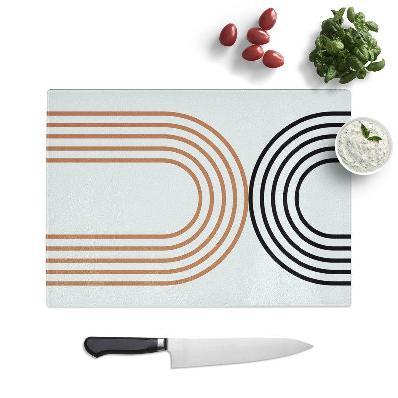 Composition 3 Chopping Board, 0.4cm H x 28.5cm W x 39cm L