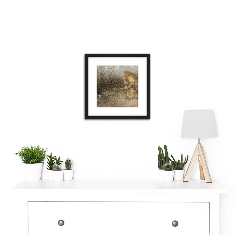 Matthijs Maris Fairytale Birds Girl by Matthijs Maris - Single Picture Frame Painting