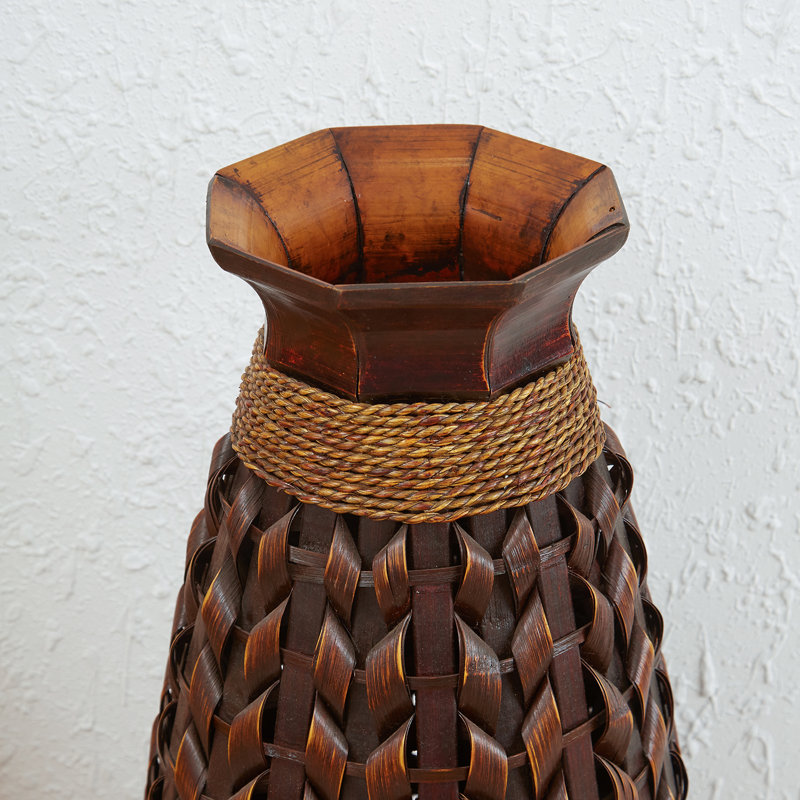 Vase 39 "en genévrier - bambou (1/4)