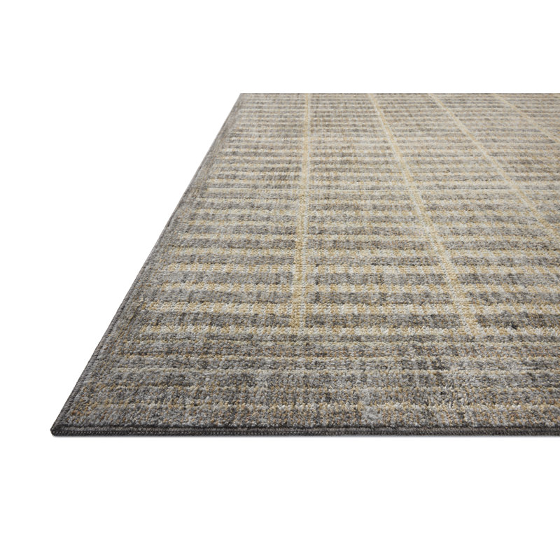 Tapis fumée / naturel Loloi Tibo, 11 pi 6 po x 15 pi