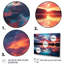 Horizon, coucher de soleil au bord du lac III - lac, art mural-182534392-182534393