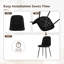 50cm H Velvet Upholstered Metal Side Chair-604880235