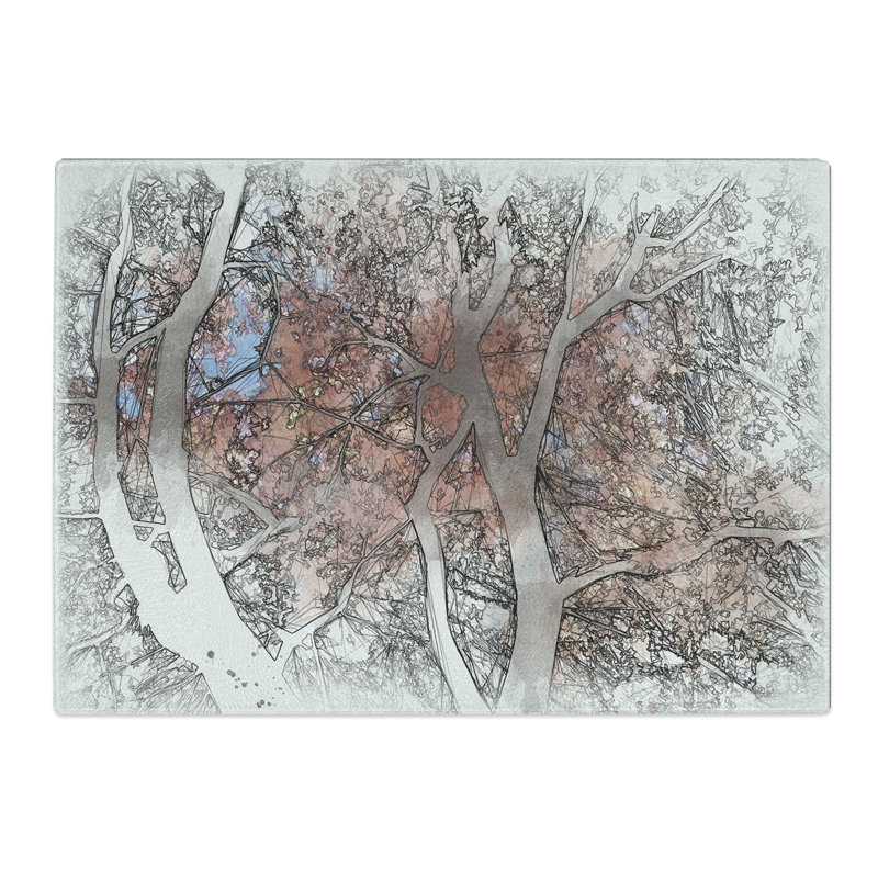 Maple Tree Vol.2 Sketch Chopping Board, 28.5cm W x 39cm L