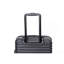 Bagage de cabine, valises à roulettes, valise de transport légère en ABS, bagage rigide, 20 pouces (noir)