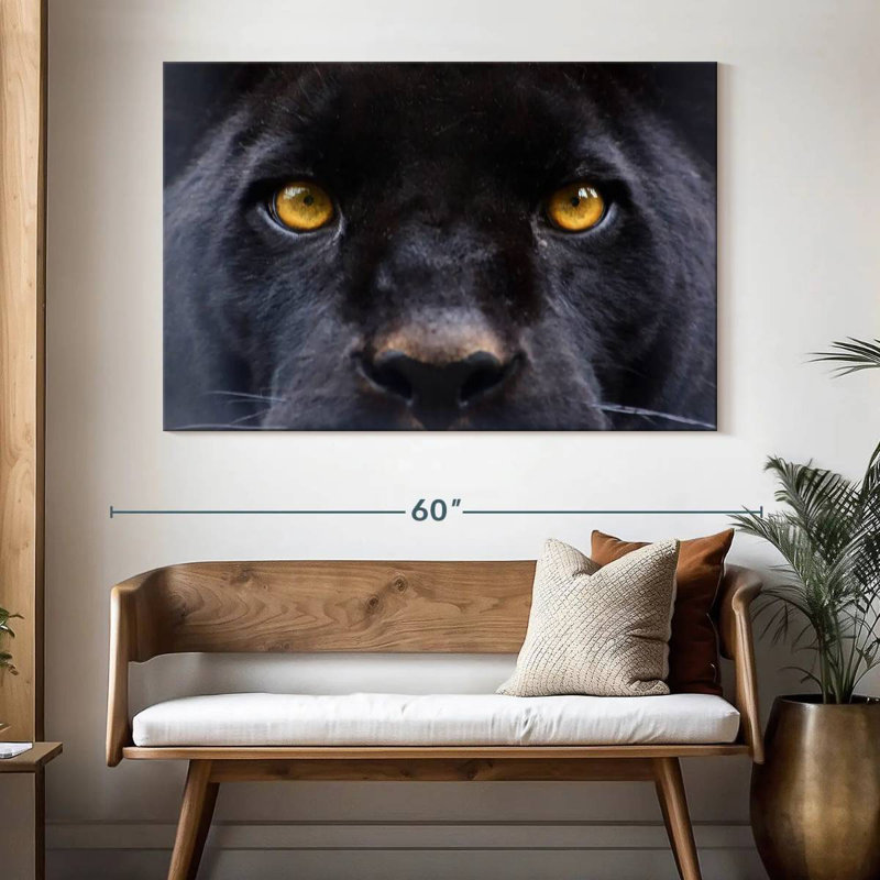 Brampt Panther Eyes, 34" H x 51" W