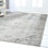 Tapis intérieur / extérieur gris clair / gris foncé Nicole Miller