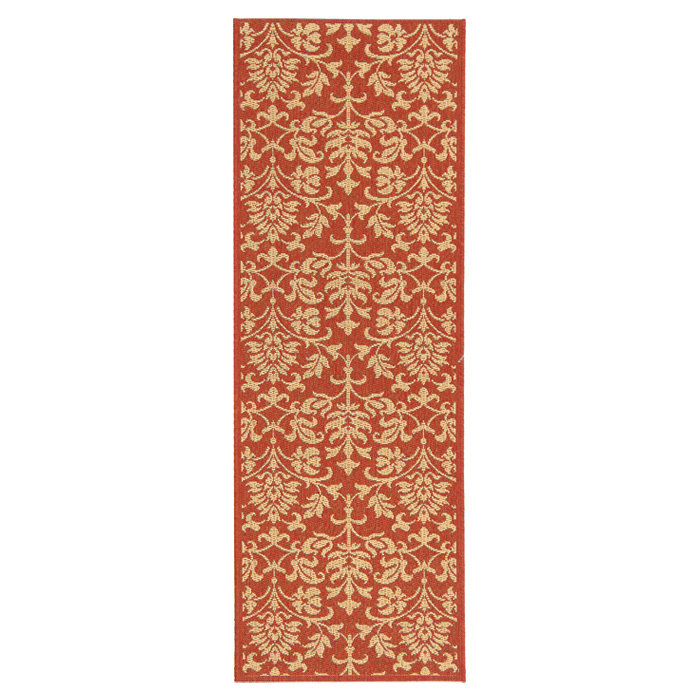 Galena Performance Damask Indoor/Outdoor Area Rug