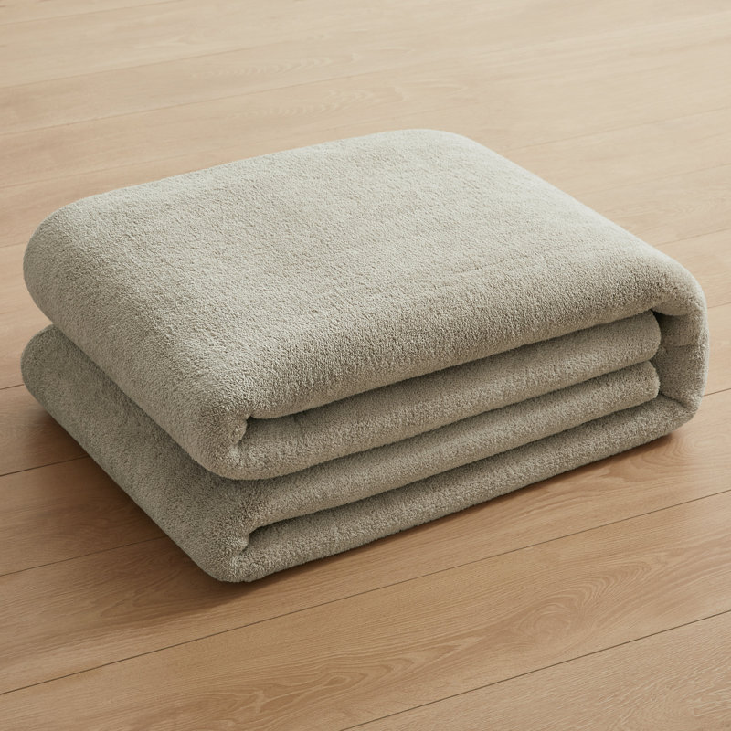 Luxurious Fluffy High-pile Living Room Large Area Rug, Beige, Rectangle 120 x 170 cm