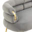 Chaise d'appoint avec pieds dorés-1530319127