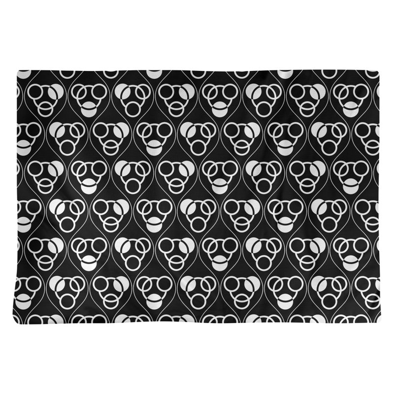Napperon en coton 18 "Classic, Noir, polyester
