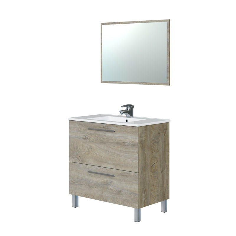 Divyne 80cm Bathroom Vanity Base Only