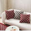 Checkerboard Checkered Knitted Throw Blanket-1534061147