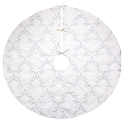 Kingon Floral Velvet Tree Skirt