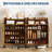 Modern Shoe Storage Cabinet – 4-Tier Wooden Organizer with 3 Adjustable Shelves, Freestanding Hallway Entryway Cabinet-27545689