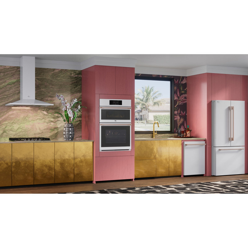 36" 600 CFM Ducted Wall Mount Range Hood with Nightlight, Wi-Fi, Remote Control Included, Essence White, 36"