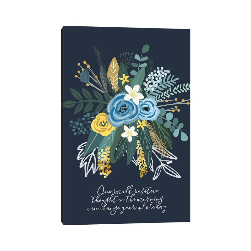 Bouquet I by Mia Charro - Wrapped Canvas Gallery-Wrapped Canvas Giclée, 20.32 cm H x 30.48 cm W