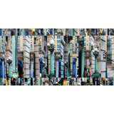 Patchwork City 62 Print by Marilyn Henrion
