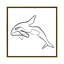 «Orca Whale I» par Dane Khy - impression de dessin-55459526-55459527-55459528