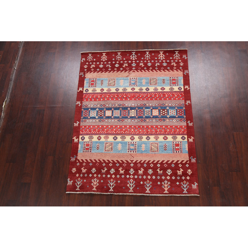 Tapis 100% super Kazak 100% teinture végétale