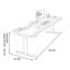 Bureau rectangulaire brun en bois massif-1494321133