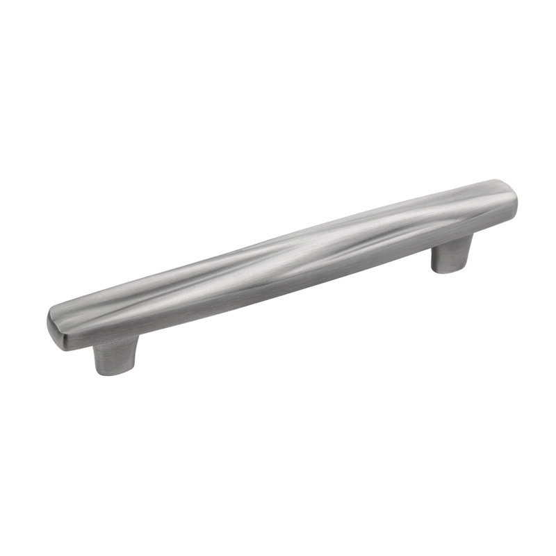 Poignée barre Caspian, Nickel antique étain, 3 3/4"