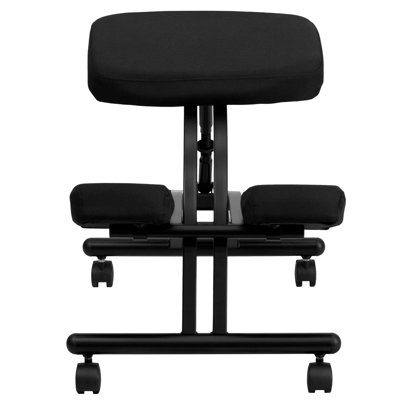 Woodsburgh Adjustable Height Ergonomic Kneeling Chair