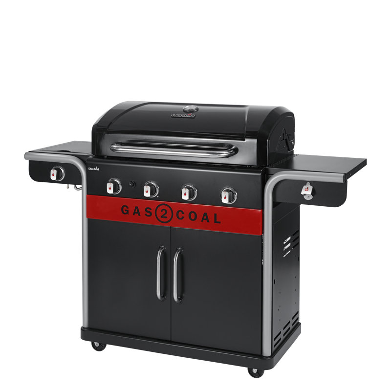 Char-Broil Gas2coal® 440 V2 Hybrid Grill - 4 Burner Gas & Coal Barbecue Grill