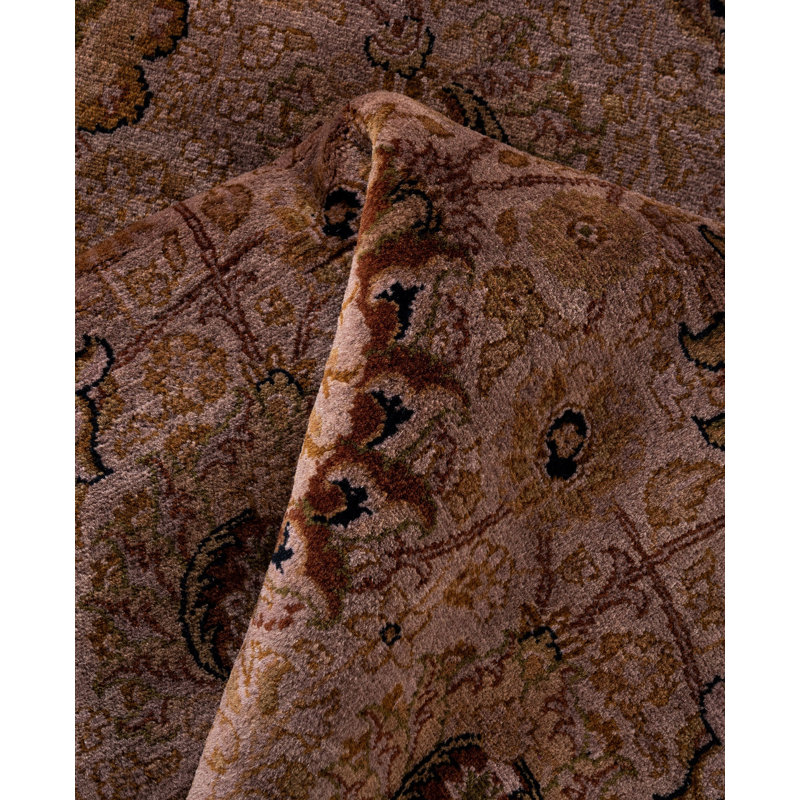 Overdyed One-of-a-Kind 7' 1" X 7' 1" Hand Knotted Area Rug