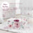 Watercolor Floral Burgundy Wine and Pink Comforter Set by Sweet Jojo Designs-59241690