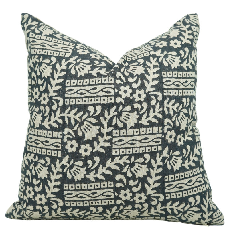 Housse de coussin intérieur / extérieur Floral Linen, H 20 po x l 20 po