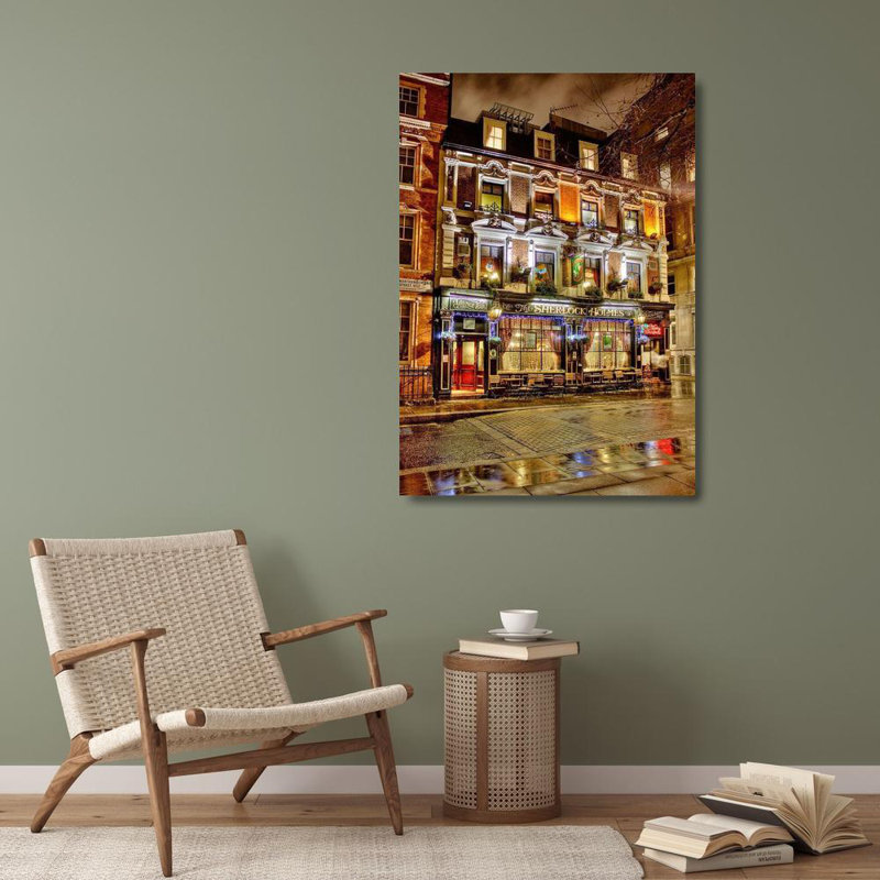 Art sur toile tendue Red Barrel Studio® Terrible, Aurelien Gallery: The Sherlock Holmes, H 38 po x l 28 po