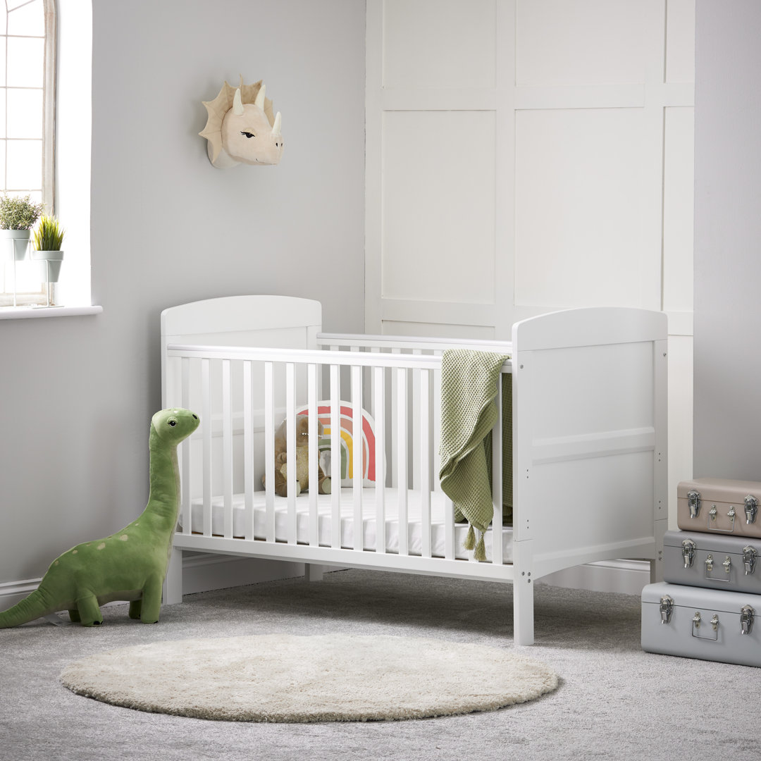 Obaby Grace Cot Bed, White - Image 4