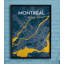 Montreal City Map 1 Piece Wall Art-2020301478