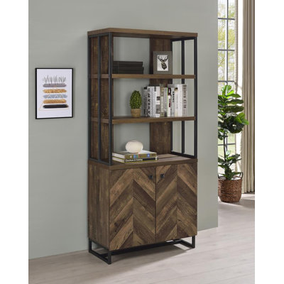 Abdalkhalq 70.75" H x 31.5" W Steel Standard Bookcase