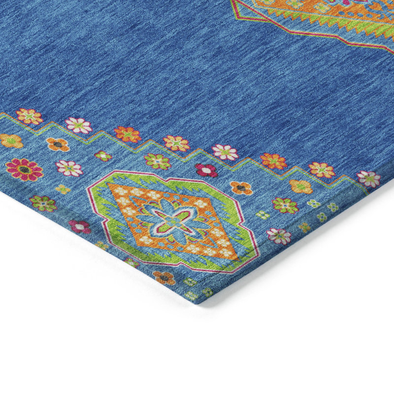 Machine Washable Indoor/Outdoor Chayden ACN1014 Rug, Rectangle 5' x 7'6"