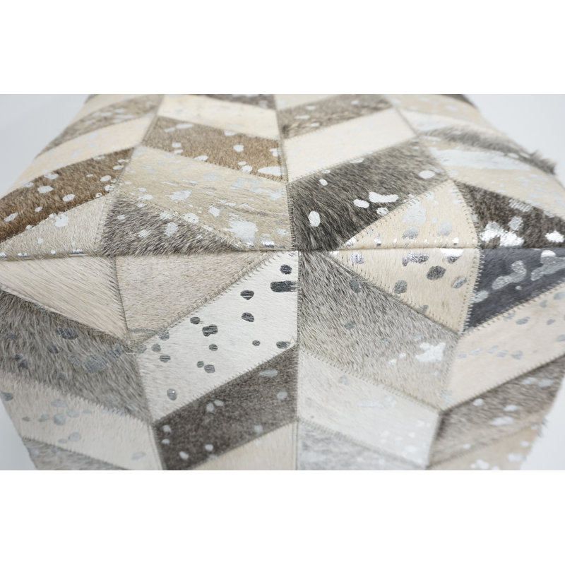 Cube en cuir Virginia