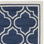 Tapis bleu marine / ivoire Ammundsen-1729431474