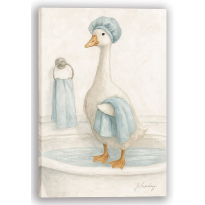 "Duck Soaked & Styled" Wrapped Canvas Print