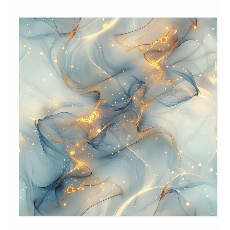 «Abstract Abstract Dreams I», reproduction d'art moderne sans cadre, H 14 po x l 14 po