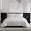 Vera Wang Bark Texture White Cotton Duvet Cover Set-2065653819