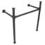 Kingston Brass Fauceture Stainless Steel Console Sink Legs