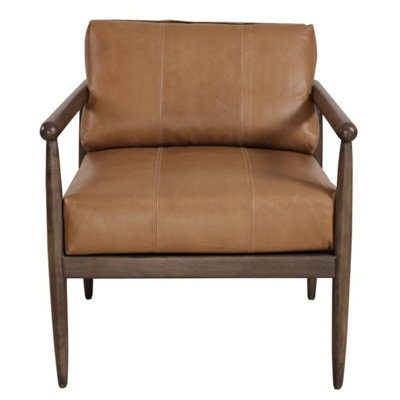 Francesca 28'' Wide Leather Armchair