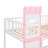 Castle Bunk Bed With Ladder - Pink