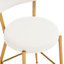 De 2 tabourets de bar confortables - Base ergonomique en tissu et base en métal pour une meilleure assise convenant aux comptoirs de cuisine modernes et haut dans des espaces couverts, élégants et convenables-1822637474