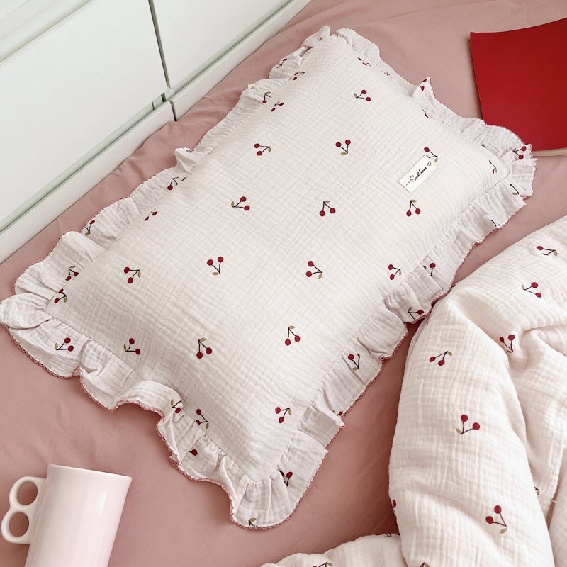 Taie d'oreiller mignonne en coton pour enfants