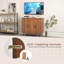 Buffet avec 3 portes et tiroirs coulissants Tablettes réglables anti-basculement